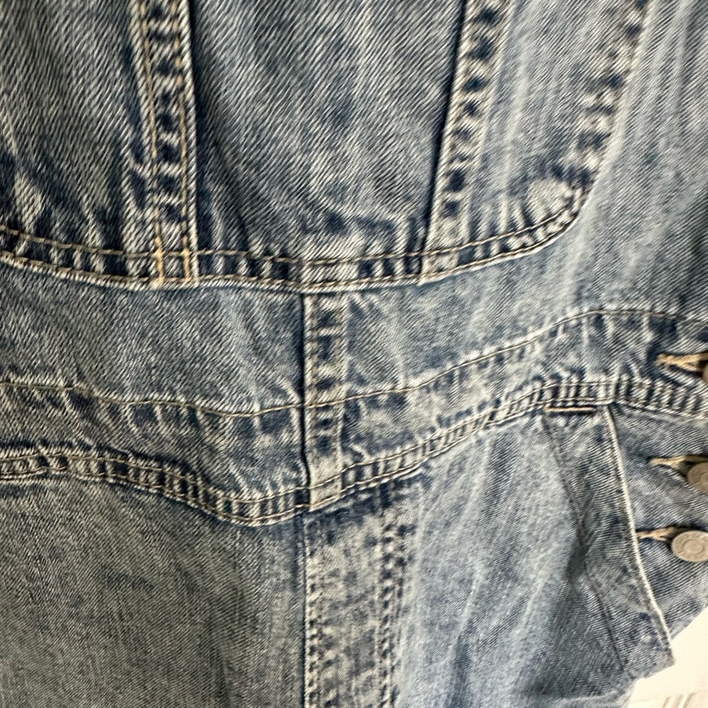 GAP Blue Denim Women Jeans Overalls - Picture 6 of 8